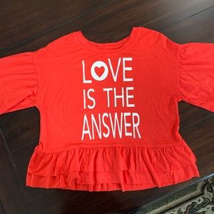 Girls Loves the answer shirt